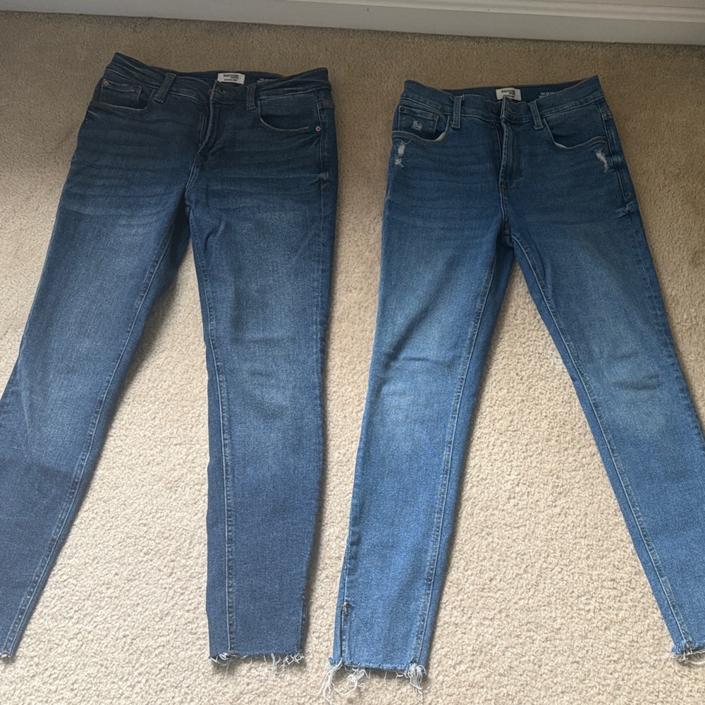 Kensie Women's Skinny Jeans in Dark and Light Blue